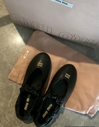 Image 2 of Ruches nappa leather ballerinas
