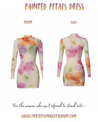 Image 3 of Painted Petal Dress 