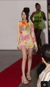 Image 2 of Painted Petal Dress 