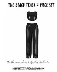 Image 2 of The black Track 2 piece Set