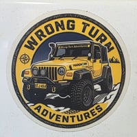 Wrong Turn Adventures Sticker 