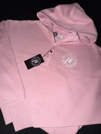 Image 1 of PL Ladies 1/2 Zip Crop Hoodie