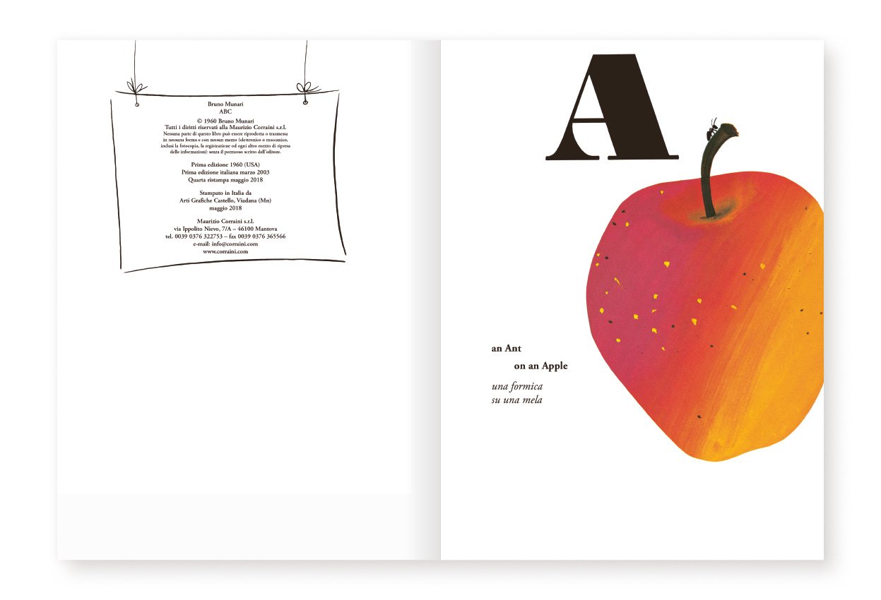 Image of Bruno Munari Bruno Munari's ABC Semplice lezione d'inglese
