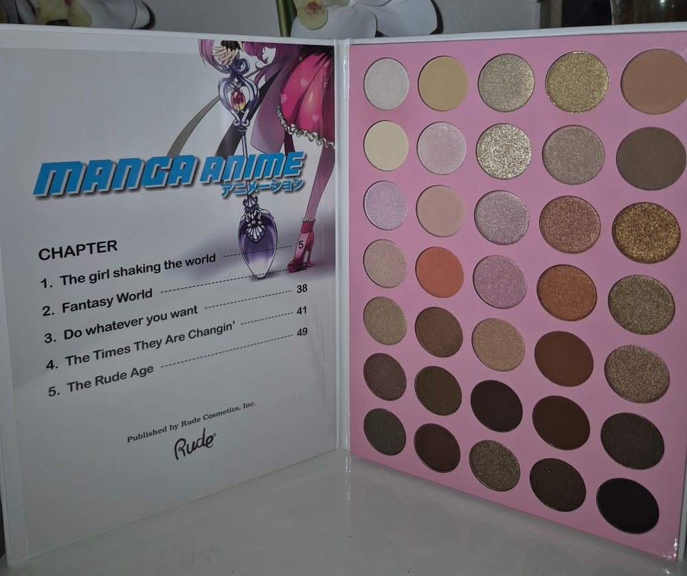 Image of Rude Manga Anime 35 Eyeshadow Palette Book 2