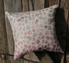 Earthy Tones Eucalyptus Leaves Belgian Cotton Linen Cushion Cover