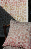 Earthy Tones Eucalyptus Leaves Belgian Cotton Linen Cushion Cover