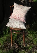 Earthy Tones Eucalyptus Leaves Belgian Cotton Linen Cushion Cover