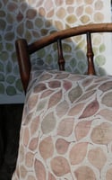 Earthy Tones Eucalyptus Leaves Belgian Cotton Linen Cushion Cover