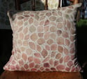 Earthy Tones Eucalyptus Leaves Belgian Cotton Linen Cushion Cover
