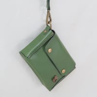 Image 2 of Mini Wristlet in sage green