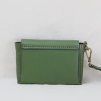 Image 3 of Mini Wristlet in sage green
