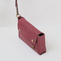 Image 4 of Mini Wristlet in cherry