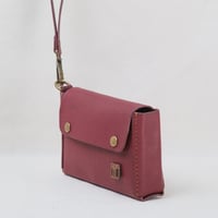 Image 5 of Mini Wristlet in cherry