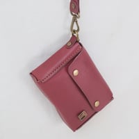 Image 2 of Mini Wristlet in cherry