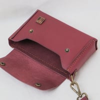 Image 6 of Mini Wristlet in cherry