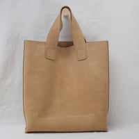 Image 3 of Slouchy Large Suede Tote in butter