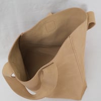 Image 6 of Slouchy Large Suede Tote in butter