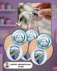 Pack de 3 Chapas Abrebotellas con Imán (59 mm) – Personalizables