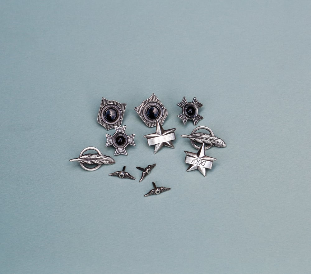 Image of Winged Diamond Pin