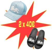 Image 1 of SUMMER DEAL TRUCKER + FLIP-FLOPS