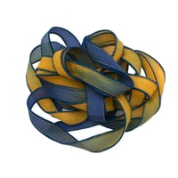 Image 4 of 1PC. ROYAL  42" Hand Dyed Finished Edge Silk Wrist Wrap Bracelet/Jewelry/...