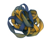 Image 8 of 1PC. ROYAL  42" Hand Dyed Finished Edge Silk Wrist Wrap Bracelet/Jewelry/...