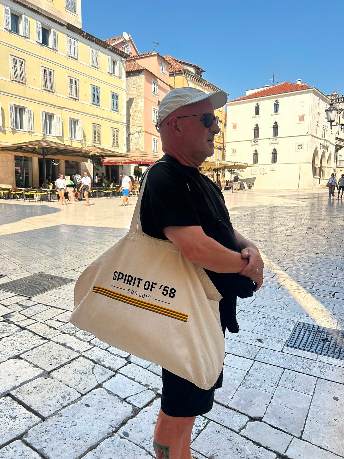 Image of Spirit of 58 Oversized Tote Bag in three colours 