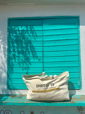 Image of Spirit of 58 Oversized Tote Bag in three colours 
