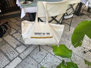 Image of Spirit of 58 Oversized Tote Bag in three colours 
