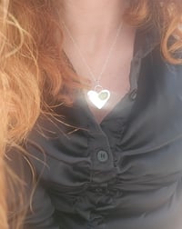 Image 11 of Ready to ship! Seaglass Heart Necklace 
