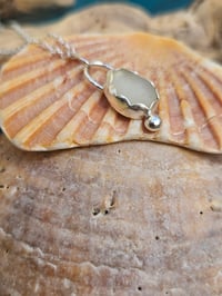 Image 4 of Ready to ship! White Cornish Seaglass Necklace 