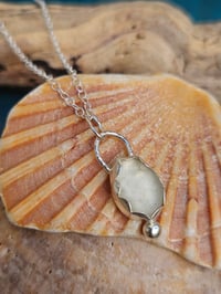 Image 5 of Ready to ship! White Cornish Seaglass Necklace 