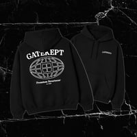 Image 1 of Gatekept Grid Global Hoodie