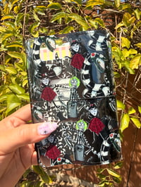 Mostly Ghostly Transparent Trifold Journal Cover A6