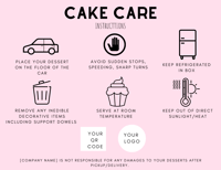 Image 1 of Cake Care Card 
