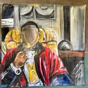 YOU TUFF RIGHT? ORIGINAL PAINTING 30x30"