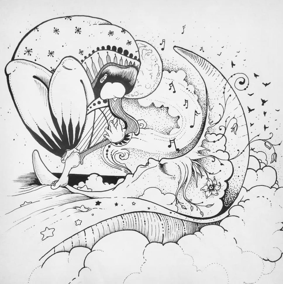 Image of Lullaby Original Drawing