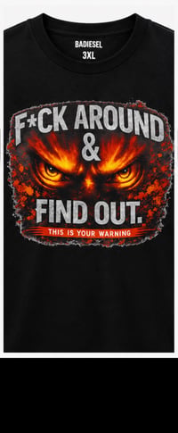 Image 2 of F*ck around & find out t-shirt 