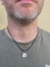 Image 6 of Ready to ship! Mens Mountain Necklace 