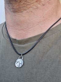 Image 1 of Ready to ship! Mens Mountain Necklace 