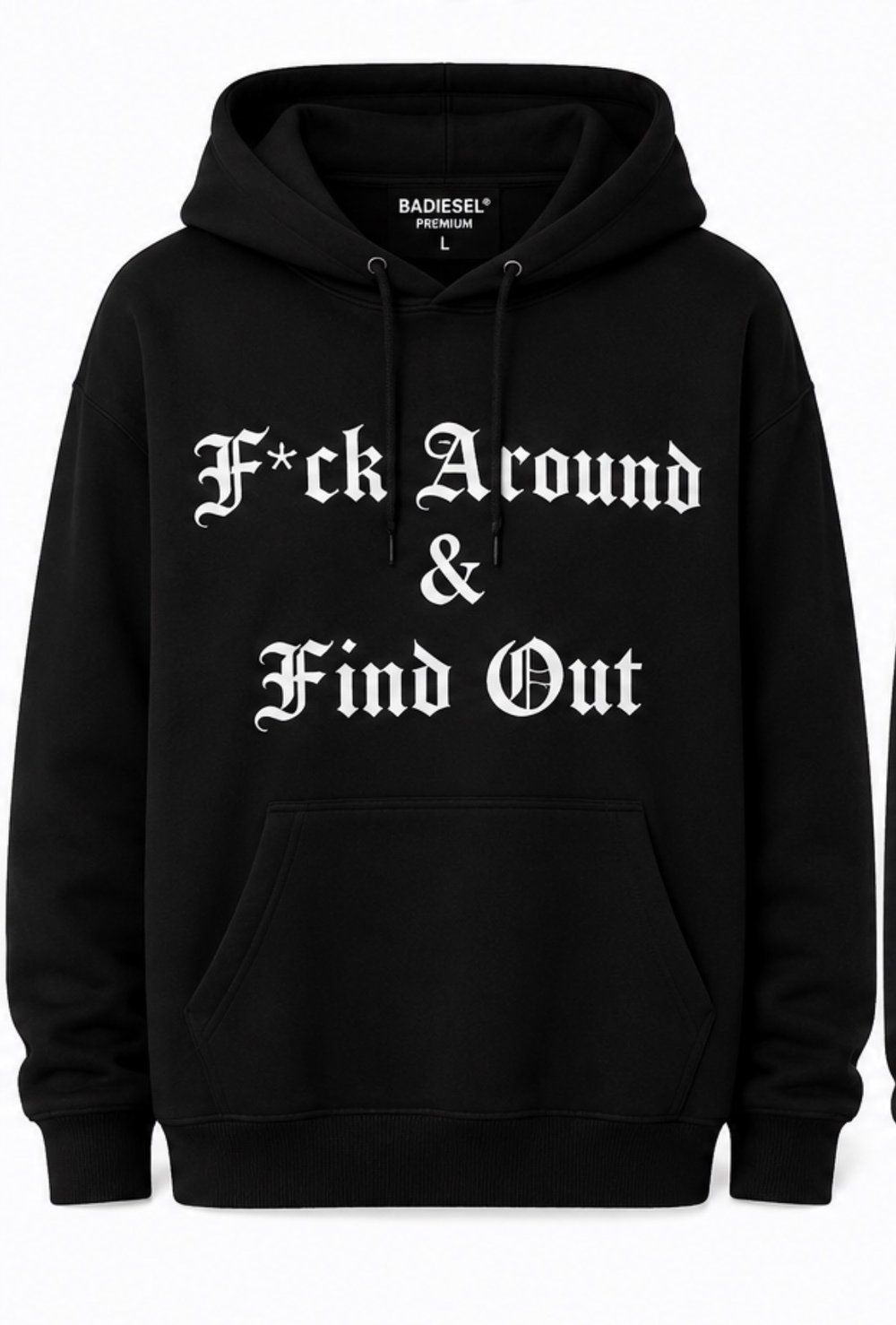 Image of F*ck around & find out old English hoodie 
