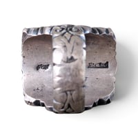 Image 6 of Vintage Silver Double-Headed Eagle 'Casa Prieto' Souvenir Ring, c. 1940s
