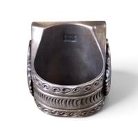 Image 6 of Vintage Massive Silver Sacrifice Souvenir Ring, c. 1940s