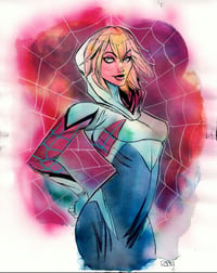 Web of Color — Spider-Gwen Original Art