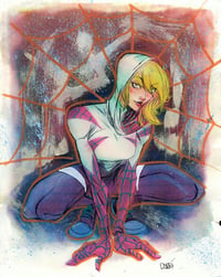 Tangled Up — Spider-Gwen Original Art