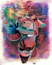 Good Night, Puddin’ — Harley Quinn Original Art