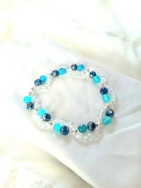 Image 1 of Blue twist bracelet 