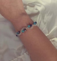 Image 4 of Blue twist bracelet 