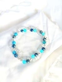 Image 3 of Blue twist bracelet 