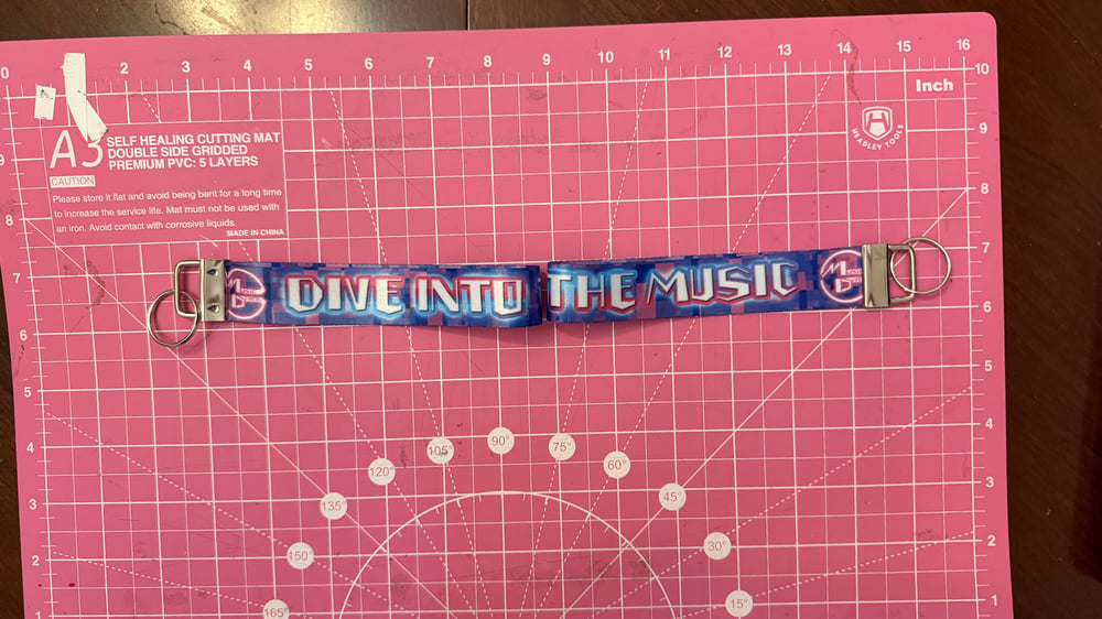 Image of Music Diver Wristlet